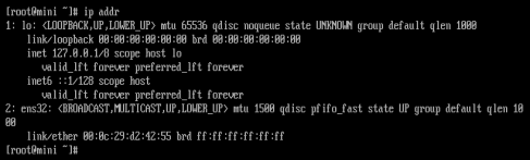 centos7系统服务器 centos7系统服务器 查看网卡信息